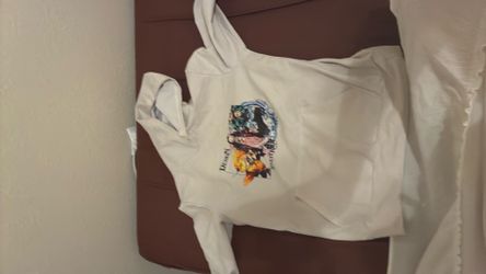 white demon slayer hoodie