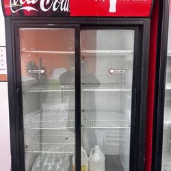 Coca Cola Refriger Coca cola Business Refrigerador 2 doors each wholesale Glass Door for Drinks or optional Refrigerato