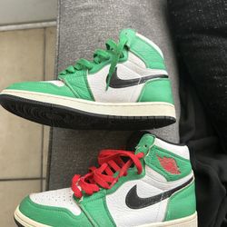 Jordan 1 High Top Lucky Green