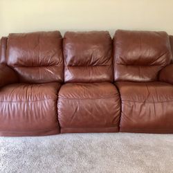 Recliner leather sofa (3-seater)