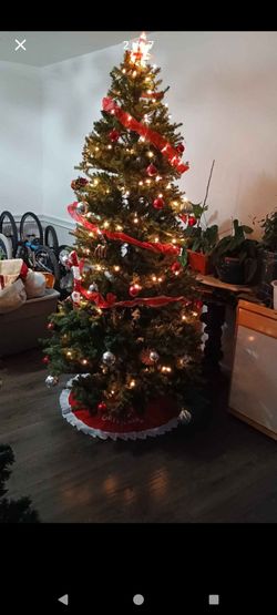 árbol de navidad grande grande  7.5ft