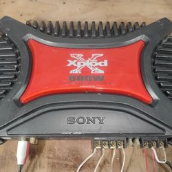 600w Sony Xplod 2/1 Channel Amplifier