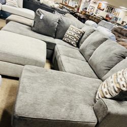 Double Chaise Nice Sectional! 