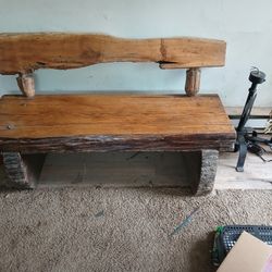 Real Wood Bench