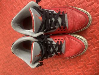 Nike Air Jordan Red Cement 3 Sz 10.5