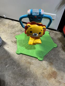 Fisher Price Bounce And Spin Ride On Learning Toy