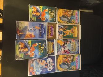 Old Disney VHS Tapes Lot 