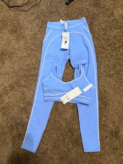 Blue Alo yoga set
