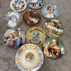 Set Of 10 Collectors Plates 