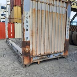 8X24' Flat Rack. Used With Fixed Ends