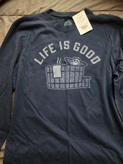 Life Is Good, Long Sleeve, Men, Size Small, BRAND NEW
