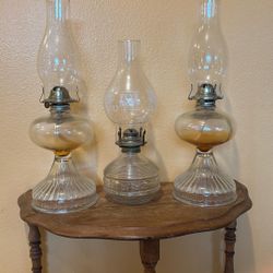 Vintage Kérosène Lamps