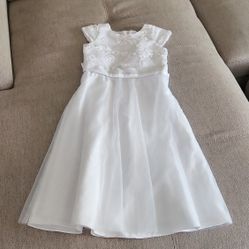 Flower Girl Wedding Dress Size 8 - Baptism, Christening Dress 