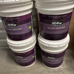 BEHR ULTRA 5 gal. Medium Base Extra Durable Eggshell Enamel Interior Paint and Primer