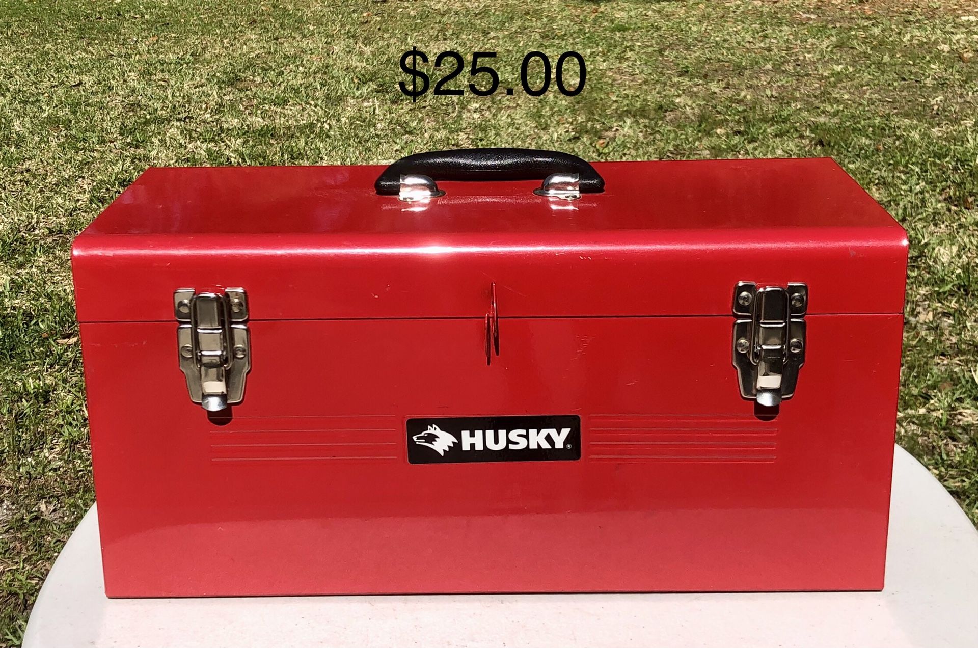 Husky Toolbox $25.00  and Vintage Craftsman Toolbox $50.00