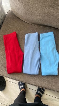 Ribbed Leggings Bundle Set of 3
