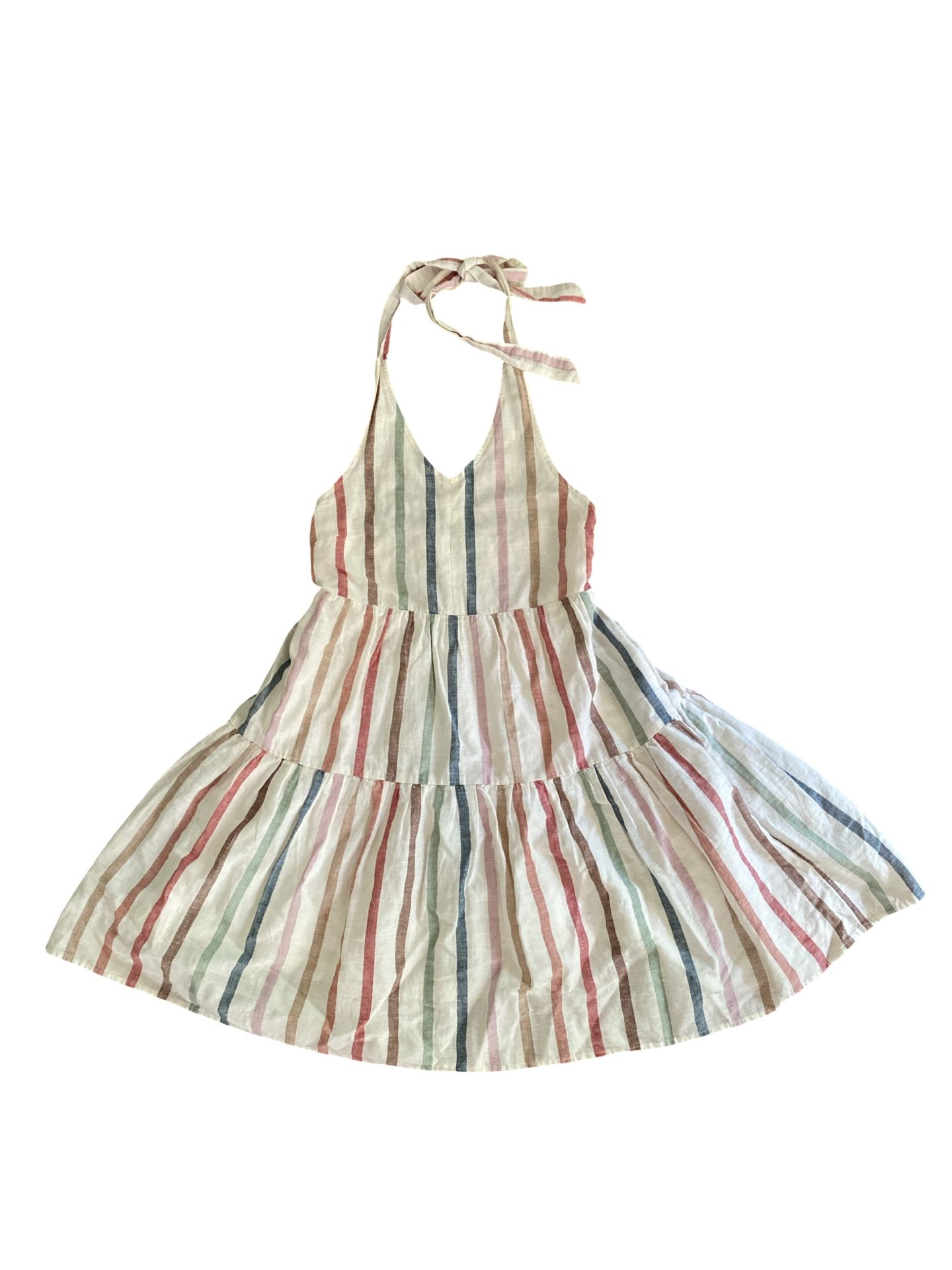American Eagle Striped Halter Dress Size S