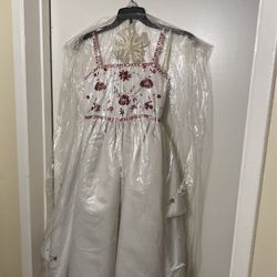 Girls Embroidered Dress