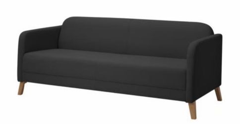 IKEA LINANÄS 3-Seat Sofa, Vissle Dark Gray — Like New