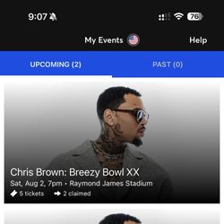Chris Brown Breezy Bowl Tickets