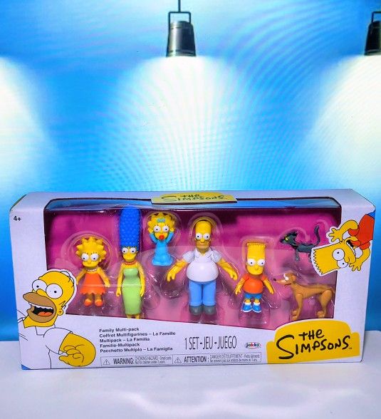 Jakks Pacific The Simpsons Family 2.5" Figure Set 7-Pack