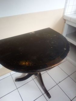 Wood table