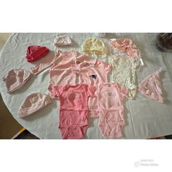Newborn Baby Girl Clothes Bundle 