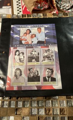 The Kennedy’s America’s First Family Stamp Set