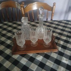 Crystal Decantar Set