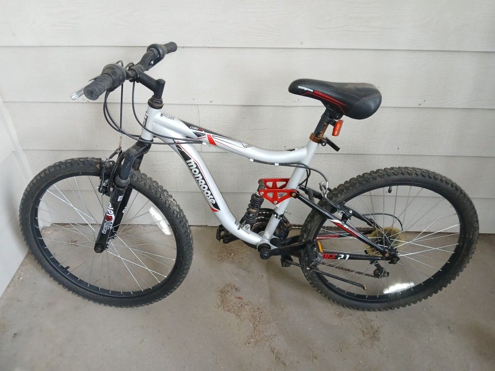 24" Multi Speed Full Suspension Mongoose