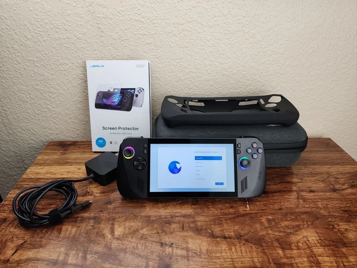 ASUS ROG Ally X Handheld Gaming 7" 120Hz FHD 1080p 24GB RAM 1TB Storage