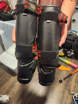 Shin guards for kick boxing my 10 yr old out grew