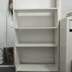 White Ikeas 4 Shelves Bookcase