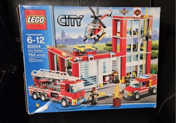 Lego set 60004 City Fire Station used