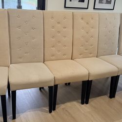 SET OF 6 DINING CHAIRS