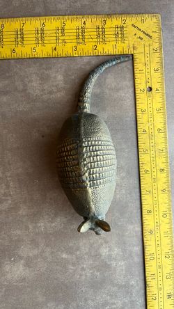 Brass Armadillo Figurine