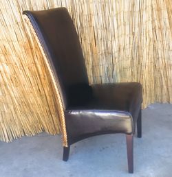 Wicker Back Accent Chair