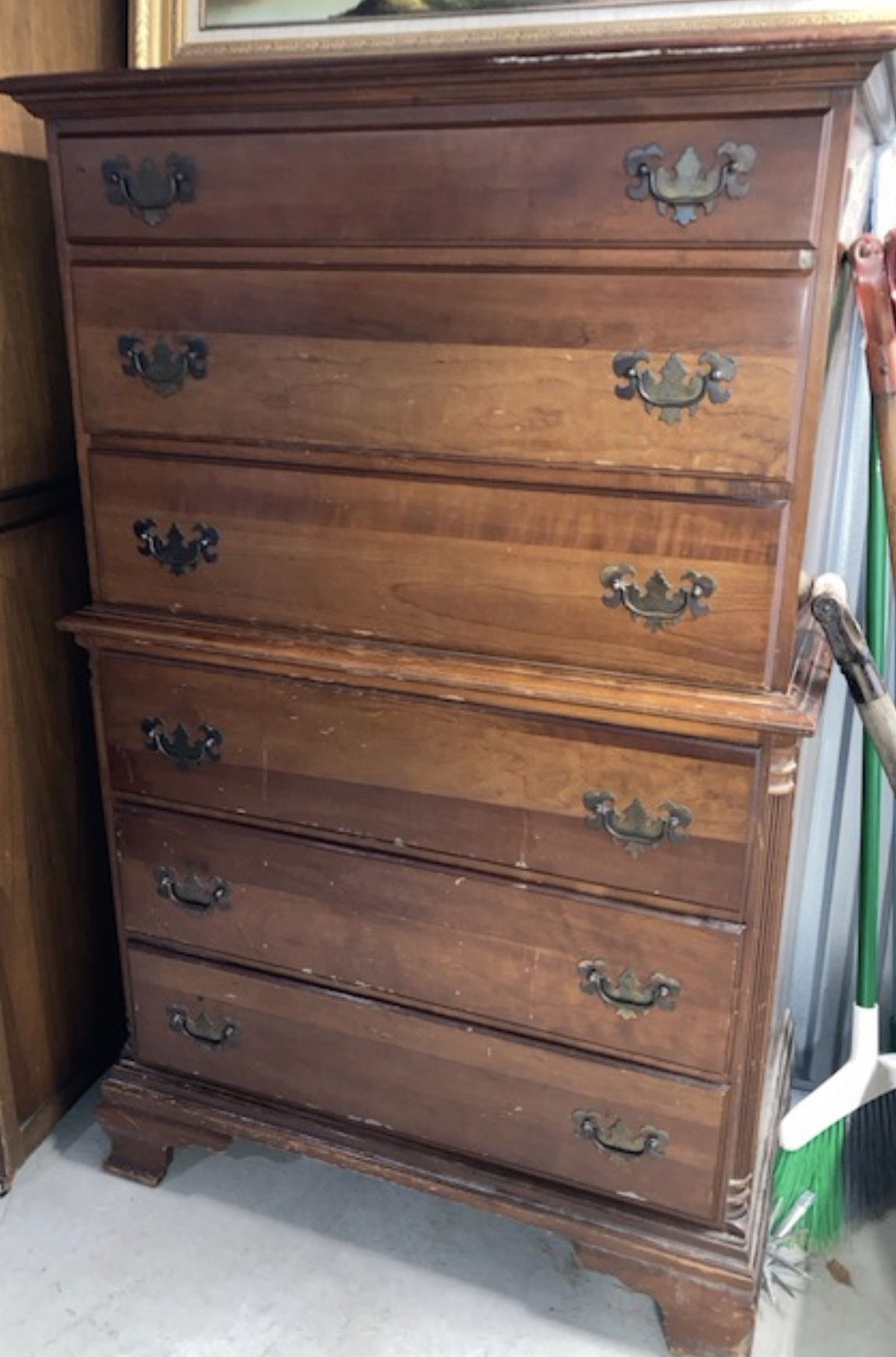 Hungerford “Sierra Cherry” Tall Chest of Drawers – Vintage Solid Wood