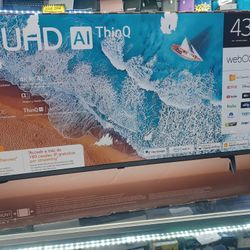43" Screen Led Smart 4k By LG ThinQ.  1 YEAR WARRANTY 