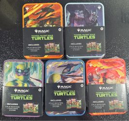Magic: The Gathering TMNT Collector Tins – Set of 5