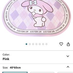 My Melody Nonslip Mat Size:40x60   New !