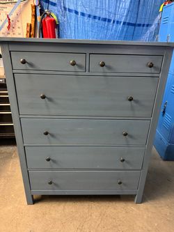 Gray 6-Drawer Tall Dresser