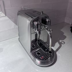Silver Nespresso Creatista Plus By Breville Espresso Machine