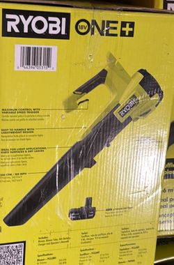Ryobi 18 volt cordless blower kit