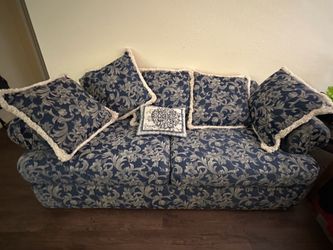 Custom Vintage Floral Couch