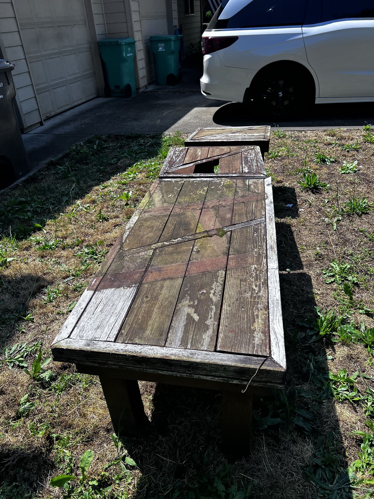 Old Outdoor Wooden Table