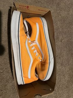 vans old school blazing orange