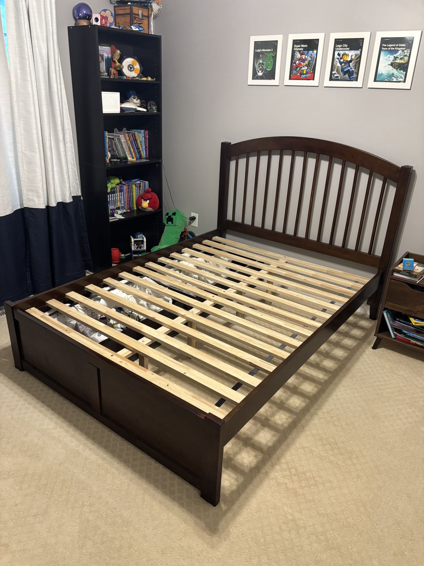 Full-size Platform Bed With Storage - Harriett Bee