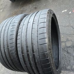 only 2 used tires 245 35r20 (96Y)Michelin pilot sport $150.00. both