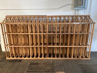 Wood wine racks